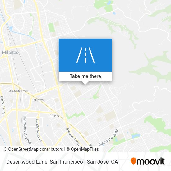 Mapa de Desertwood Lane