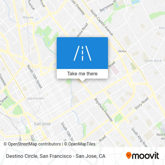 Mapa de Destino Circle