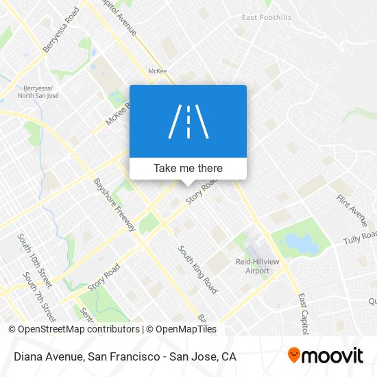 Diana Avenue map