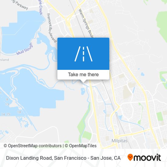 Mapa de Dixon Landing Road