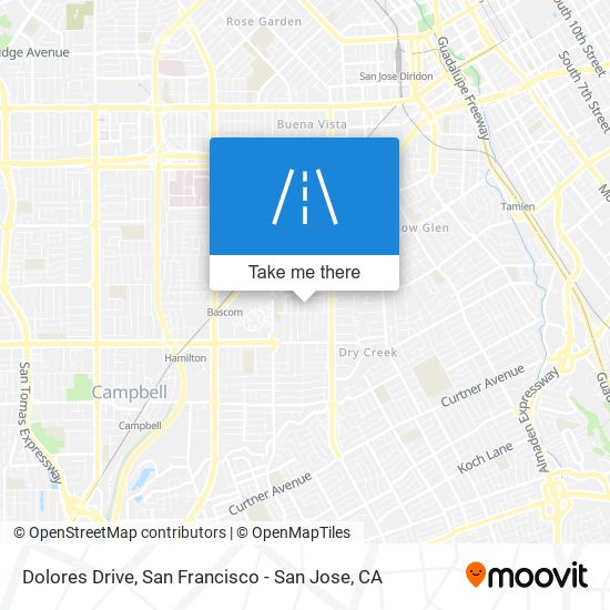 Dolores Drive map