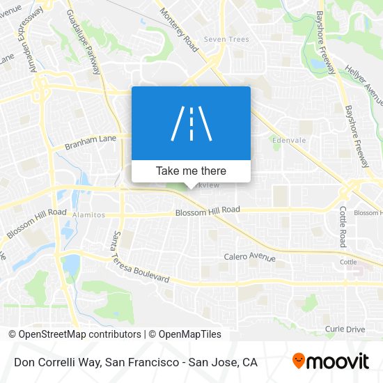 Mapa de Don Correlli Way