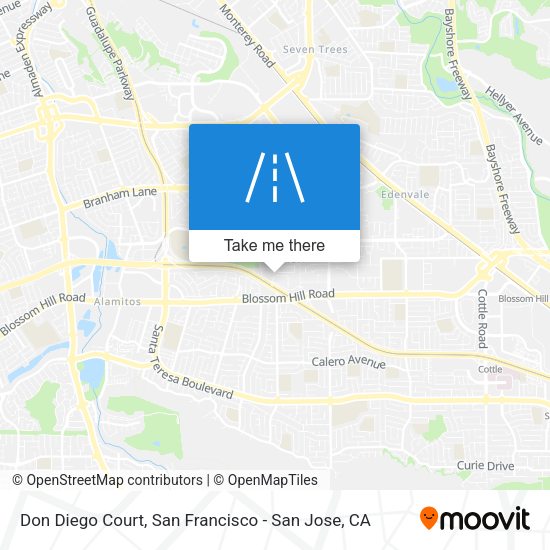 Mapa de Don Diego Court