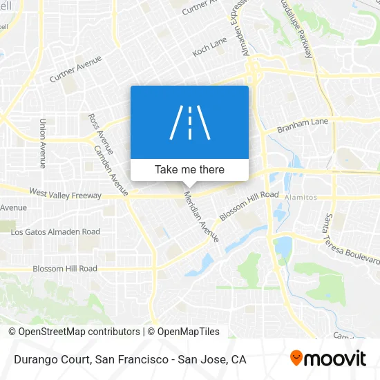 Durango Court map