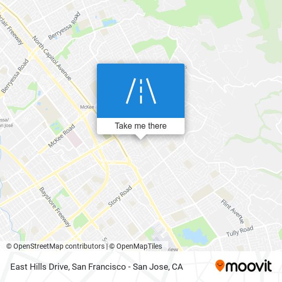 Mapa de East Hills Drive