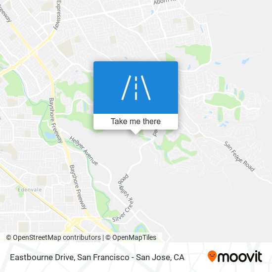 Mapa de Eastbourne Drive