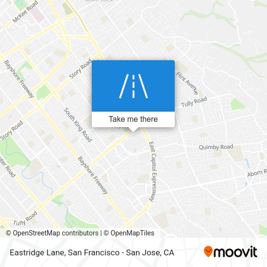Mapa de Eastridge Lane