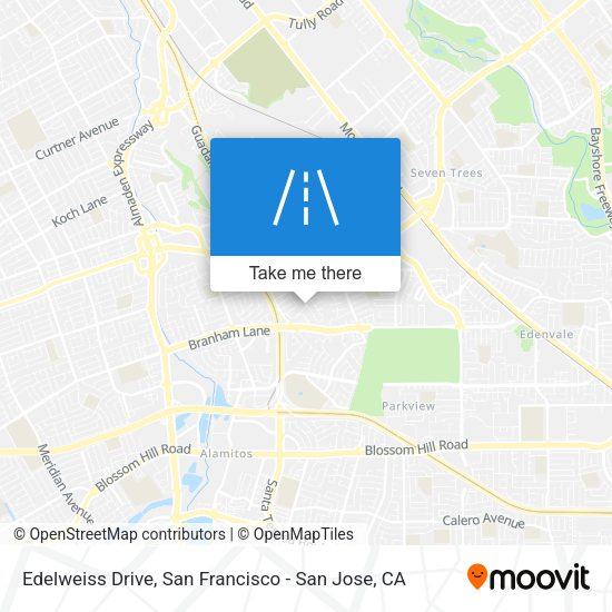 Mapa de Edelweiss Drive