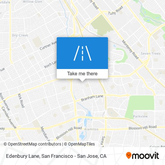 Edenbury Lane map