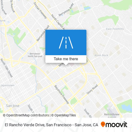 El Rancho Verde Drive map