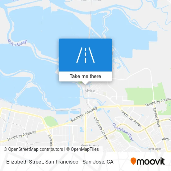 Elizabeth Street map