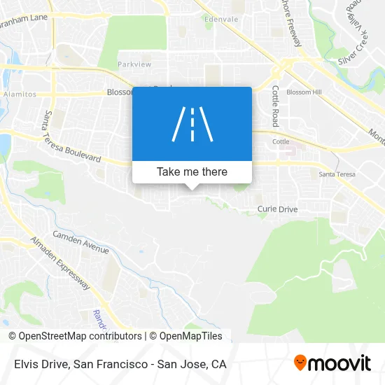 Elvis Drive map