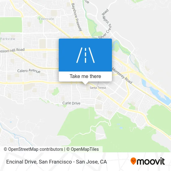 Encinal Drive map