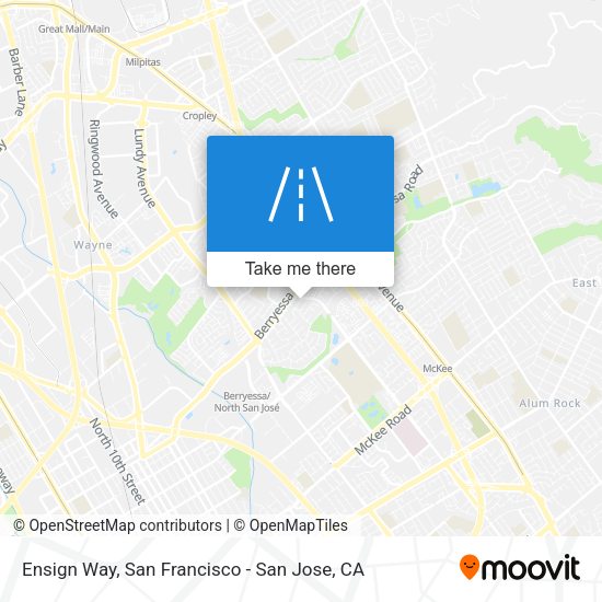 Mapa de Ensign Way