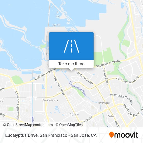 Mapa de Eucalyptus Drive