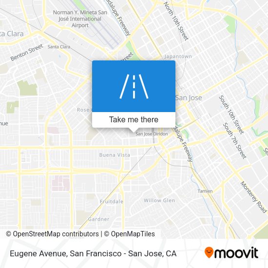 Mapa de Eugene Avenue