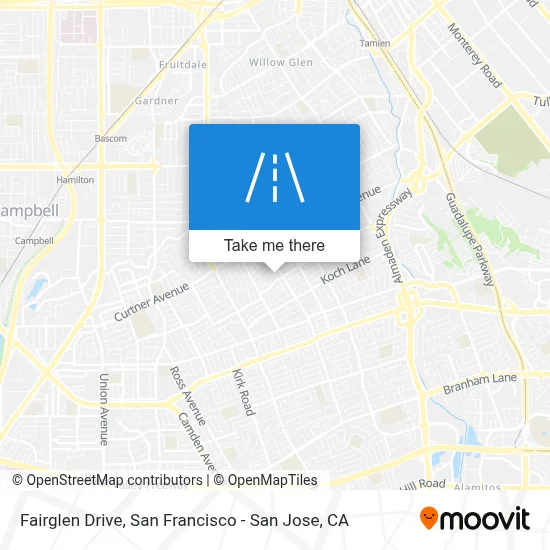Fairglen Drive map
