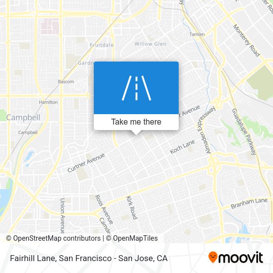 Mapa de Fairhill Lane