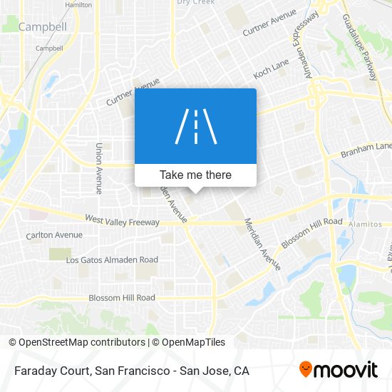 Faraday Court map