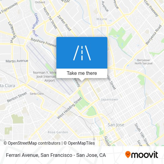 Mapa de Ferrari Avenue