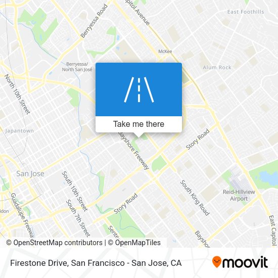 Mapa de Firestone Drive