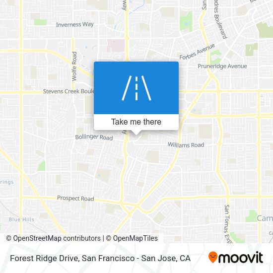 Forest Ridge Drive map