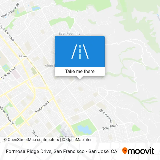 Formosa Ridge Drive map