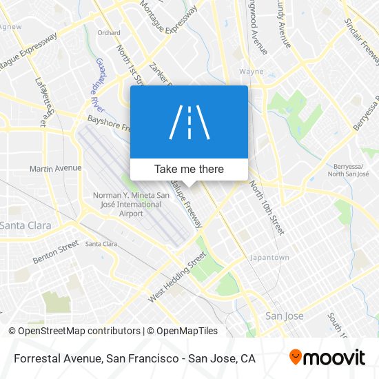 Mapa de Forrestal Avenue