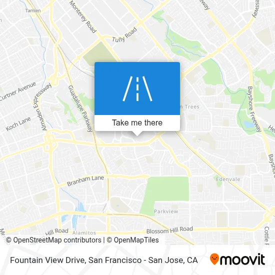 Fountain View Drive map