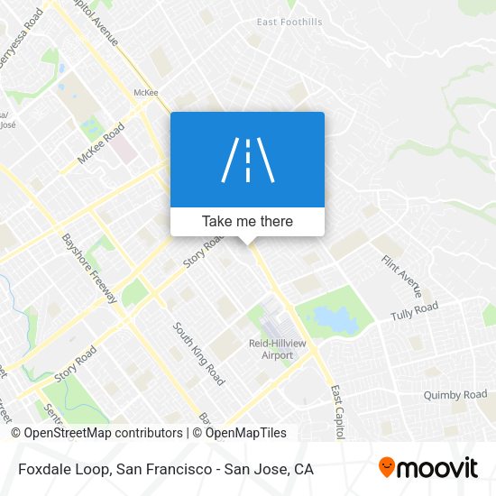 Foxdale Loop map