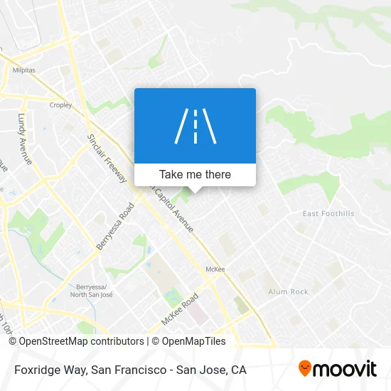 Foxridge Way map