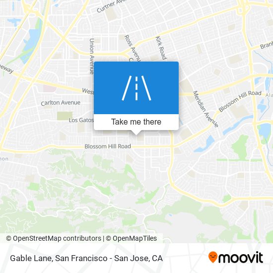 Gable Lane map