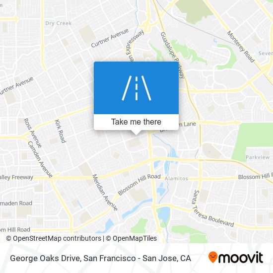 Mapa de George Oaks Drive