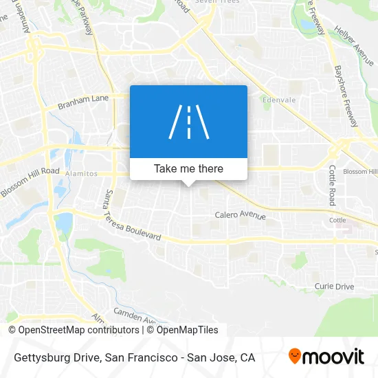 Gettysburg Drive map