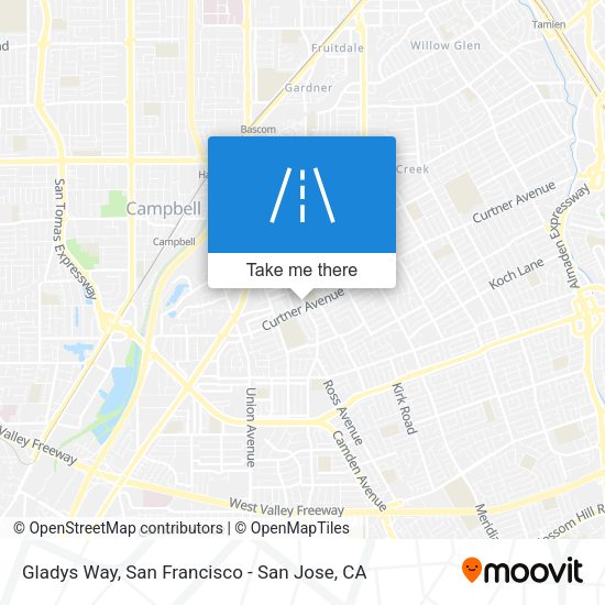 Mapa de Gladys Way
