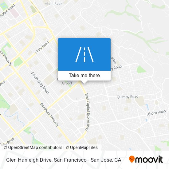 Glen Hanleigh Drive map