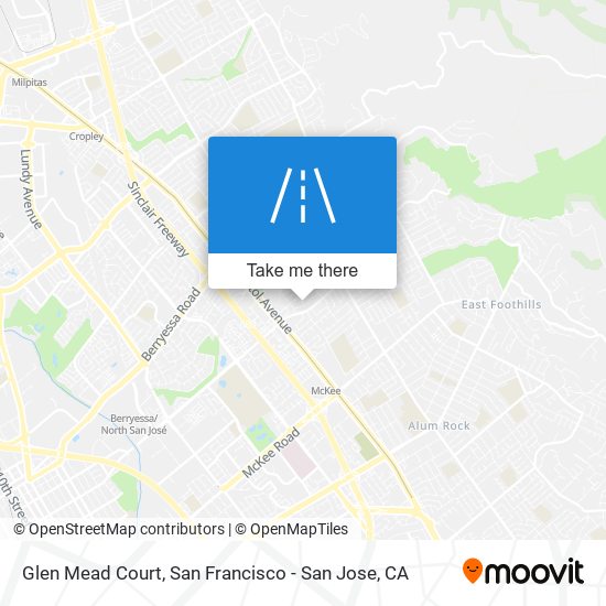 Glen Mead Court map