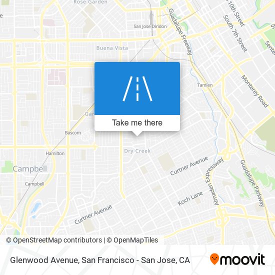 Mapa de Glenwood Avenue