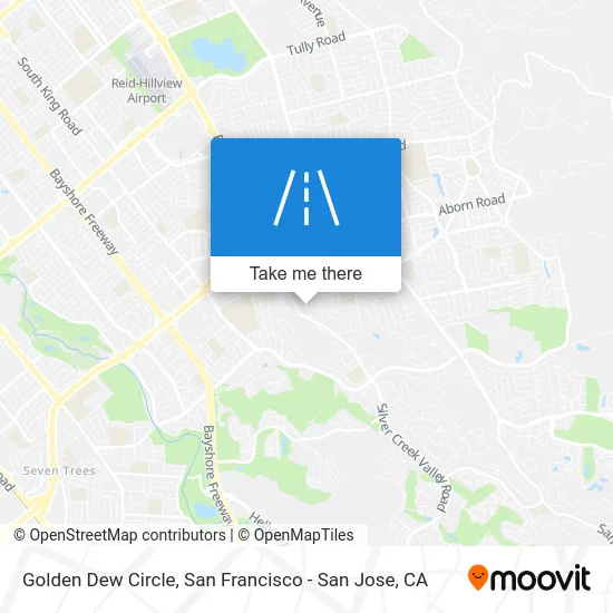 Golden Dew Circle map