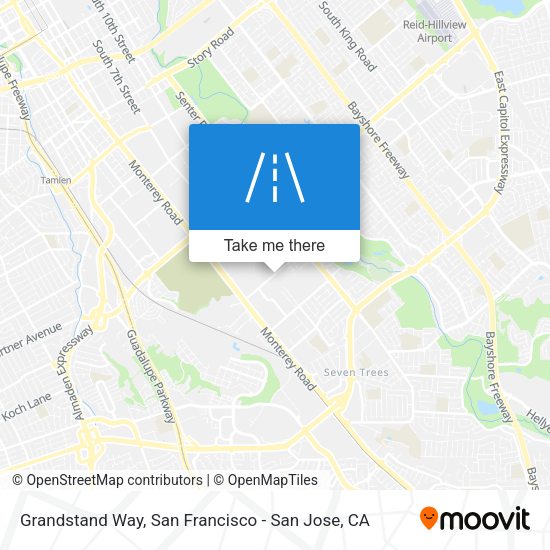 Mapa de Grandstand Way