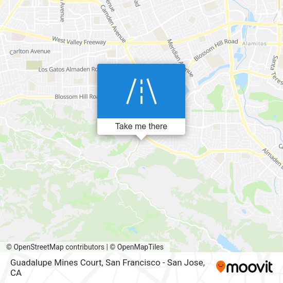 Guadalupe Mines Court map