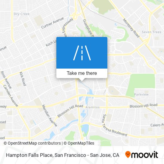 Mapa de Hampton Falls Place