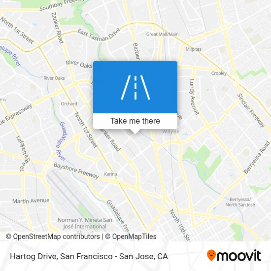 Hartog Drive map