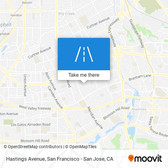 Hastings Avenue map