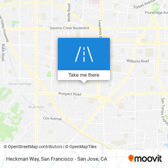 Heckman Way map