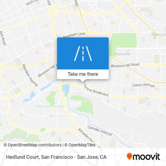 Hedlund Court map