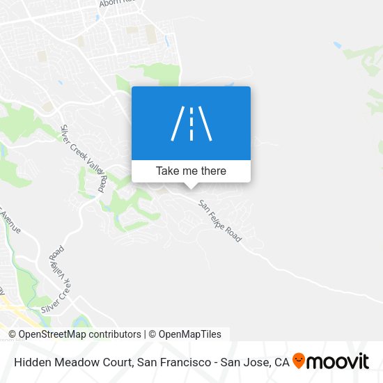 Hidden Meadow Court map