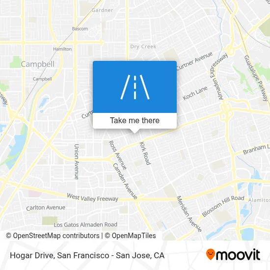 Hogar Drive map