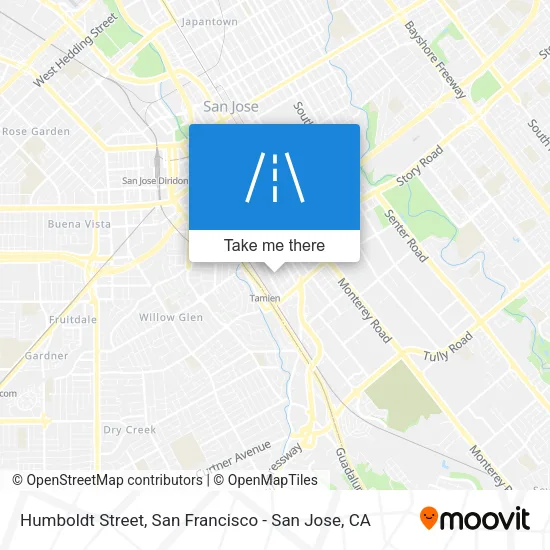 Humboldt Street map