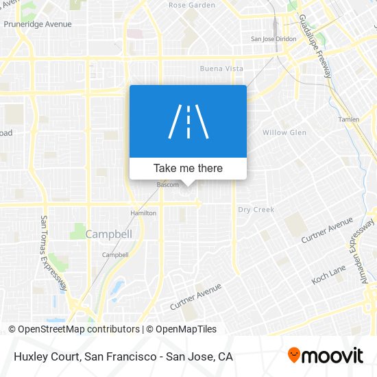 Huxley Court map